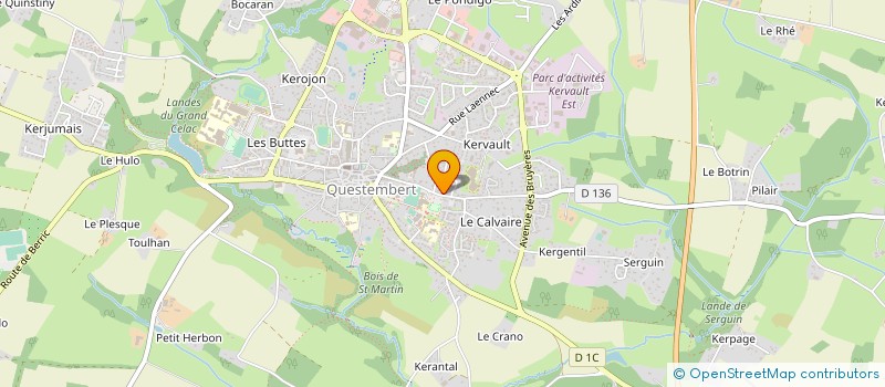 localisation de l'entreprise MADAME EVELYNE DENIS à QUESTEMBERT