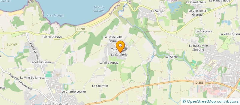 localisation de l'entreprise MADAME EVELYNE DERBRE à SAINT-COULOMB