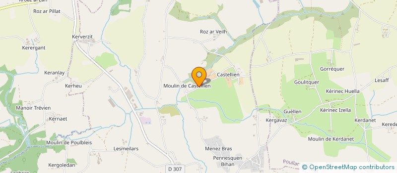 localisation de l'entreprise MADAME EVELYNE DESNOS  BEUZEC CAP SIZUN