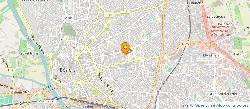 localisation de l'entreprise MADAME EVELYNE DETROIT  BEZIERS