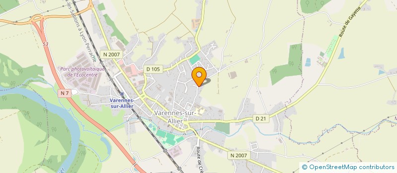 localisation de l'entreprise MADAME EVELYNE DIAT à VARENNES-SUR-ALLIER