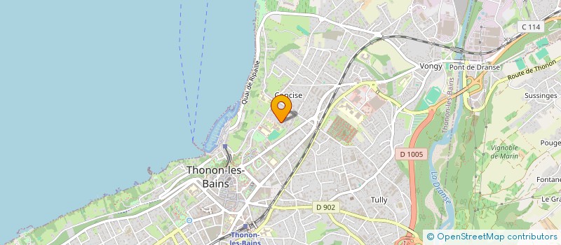 localisation de l'entreprise MADAME EVELYNE DONDANA à THONON-LES-BAINS