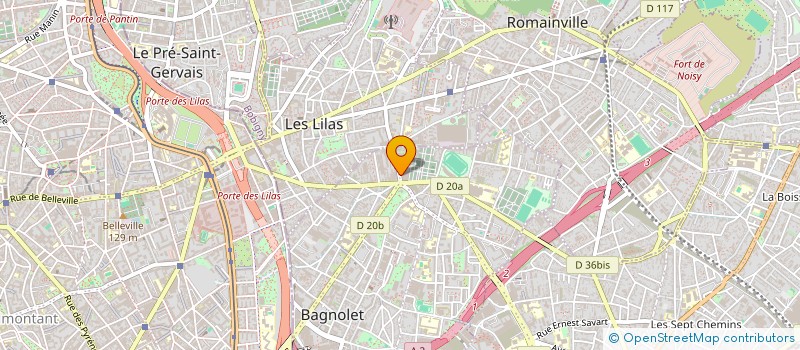 localisation de l'entreprise MADAME EVELYNE DRAME à BAGNOLET