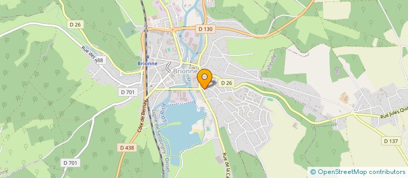 localisation de l'entreprise MADAME EVELYNE DREVET  BRIONNE