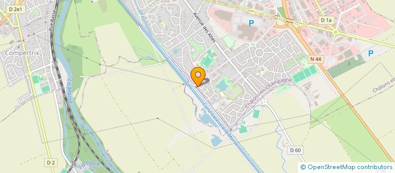 localisation de l'entreprise MADAME EVELYNE DRIANCOURT  CHALONS-EN-CHAMPAGNE