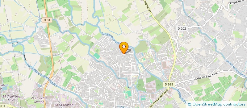 localisation de l'entreprise MADAME EVELYNE DUBUS  L'ISLE-SUR-LA-SORGUE