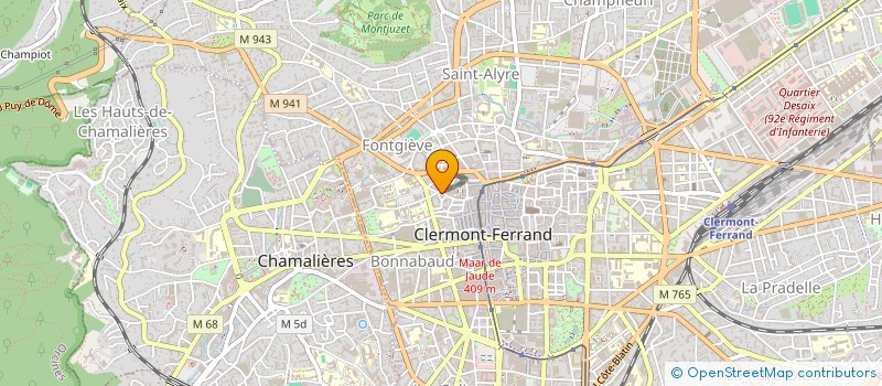 localisation de l'entreprise MADAME EVELYNE DUCATTEAU à CLERMONT-FERRAND