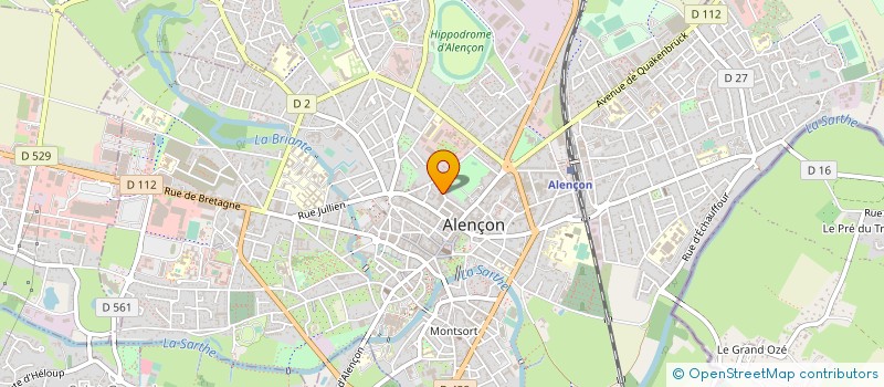 localisation de l'entreprise MADAME EVELYNE DUCHESNE à ALENCON