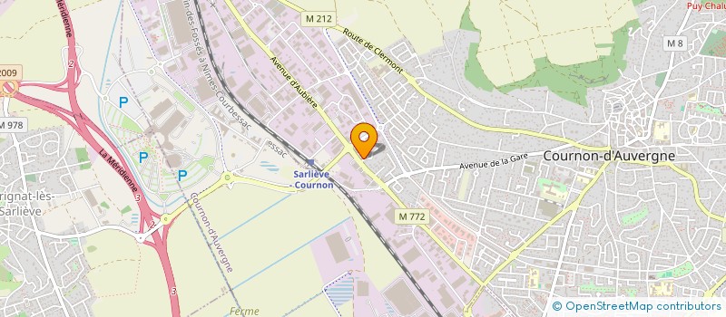 localisation de l'entreprise MADAME EVELYNE DUCOURT  COURNON-D'AUVERGNE