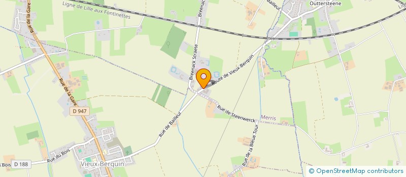 localisation de l'entreprise MADAME EVELYNE DULONGCOURTY  MERRIS