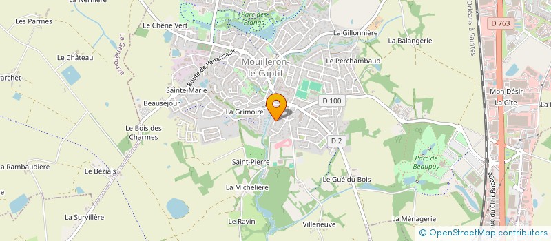 localisation de l'entreprise MADAME EVELYNE DUMONT à MOUILLERON-LE-CAPTIF