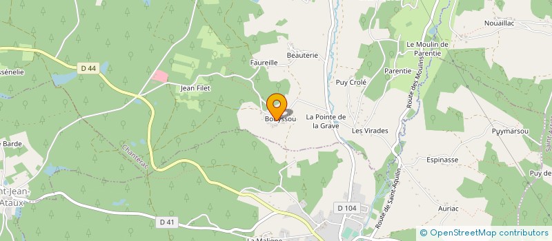 localisation de l'entreprise MADAME EVELYNE DUMONTEIL à CHANTERAC