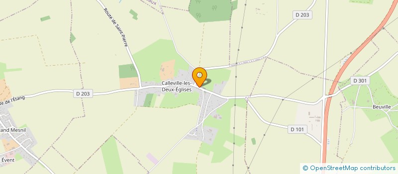 localisation de l'entreprise MADAME EVELYNE DUMOULIN à CALLEVILLE-LES-DEUX-EGLISES