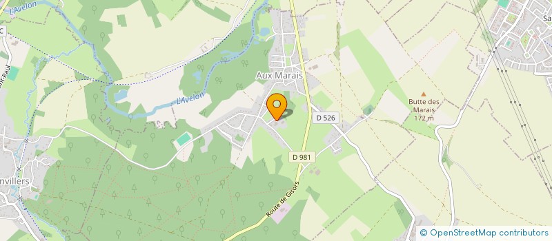 localisation de l'entreprise MADAME EVELYNE DUPLESSIS  AUX MARAIS