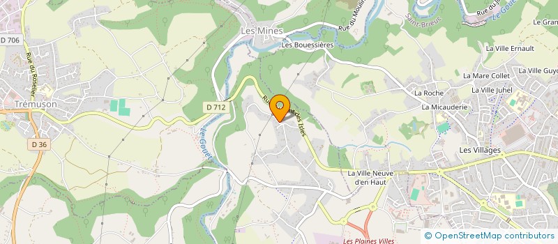localisation de l'entreprise MADAME EVELYNE DUPONT  TREMUSON