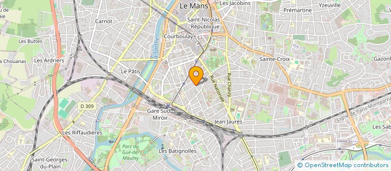 localisation de l'entreprise MADAME EVELYNE DUPONT à LE MANS