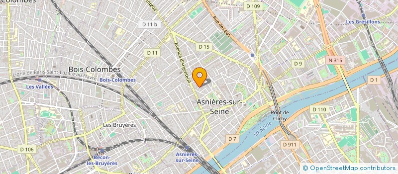 localisation de l'entreprise MADAME EVELYNE DUSART à ASNIERES-SUR-SEINE