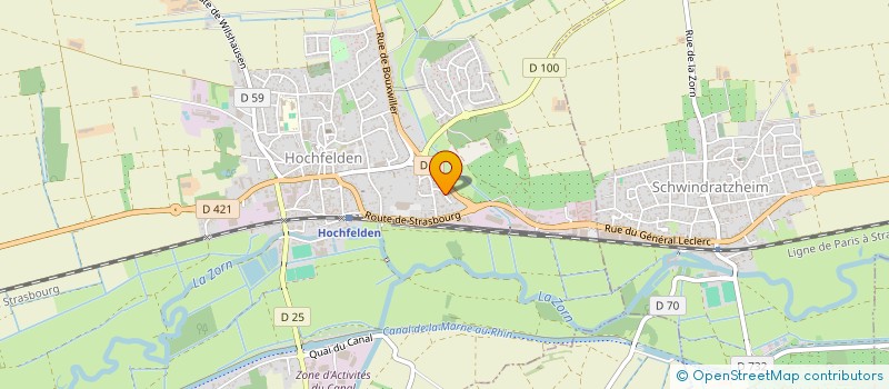 localisation de l'entreprise MADAME EVELYNE EIBEL  HOHFRANKENHEIM