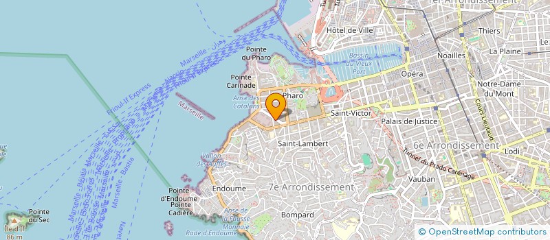 localisation de l'entreprise MADAME EVELYNE ELFASSI à MARSEILLE