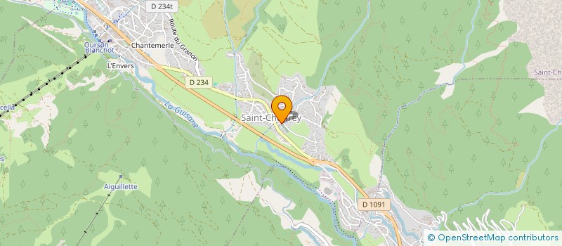 localisation de l'entreprise MADAME EVELYNE ELISE ROULET  SAINT-CHAFFREY