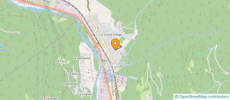 localisation de l'entreprise MADAME EVELYNE EXBRAYAT à TOURS-EN-SAVOIE