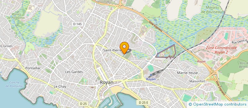 localisation de l'entreprise MADAME EVELYNE FACCIO  ROYAN