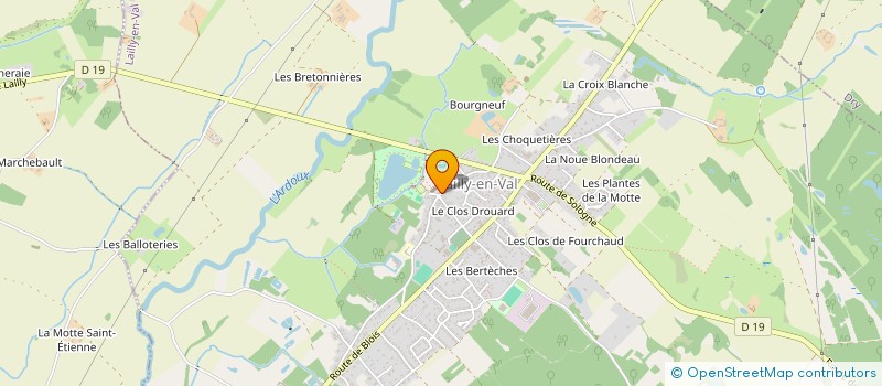 localisation de l'entreprise MADAME EVELYNE FAGOT à LAILLY-EN-VAL
