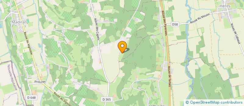 localisation de l'entreprise MADAME EVELYNE FARRANDO  LASCAZERES