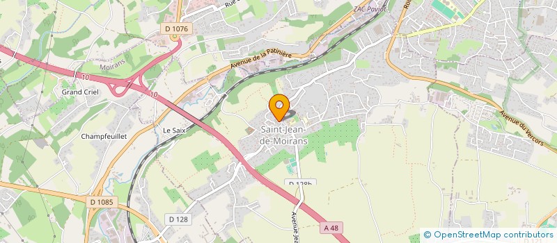 localisation de l'entreprise MADAME EVELYNE FERNANDEZ  SAINT-JEAN-DE-MOIRANS