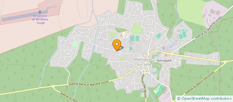 localisation de l'entreprise MADAME EVELYNE FERRI  MARTIGNAS-SUR-JALLE