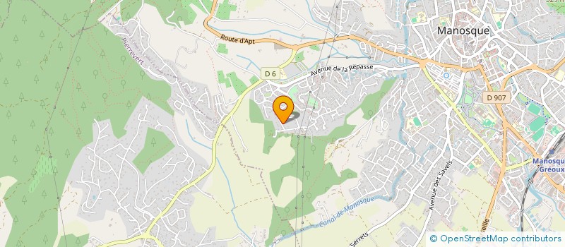localisation de l'entreprise MADAME EVELYNE FEUGA à MANOSQUE