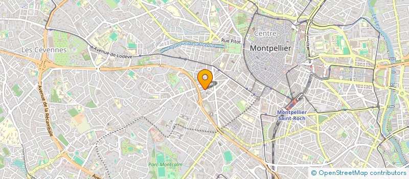 localisation de l'entreprise MADAME EVELYNE FIORENZA à MONTPELLIER