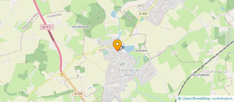 localisation de l'entreprise MADAME EVELYNE FOUCAULT  ALLONNES