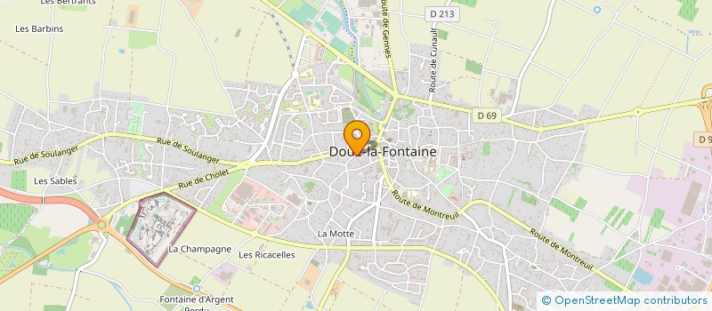 localisation de l'entreprise MADAME EVELYNE FRANCART à DOUE-EN-ANJOU