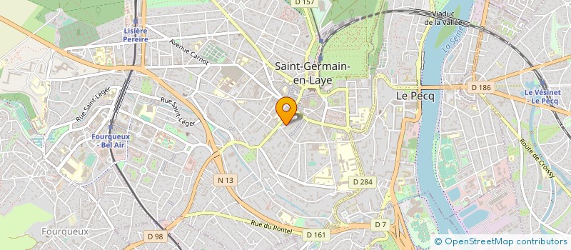 localisation de l'entreprise MADAME EVELYNE FRANCOIS à SAINT-GERMAIN-EN-LAYE