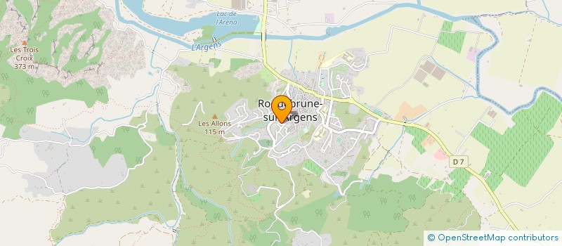 localisation de l'entreprise MADAME EVELYNE FRANCOU  ROQUEBRUNE-SUR-ARGENS