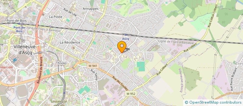 localisation de l'entreprise MADAME EVELYNE FREMAUX à VILLENEUVE-D'ASCQ