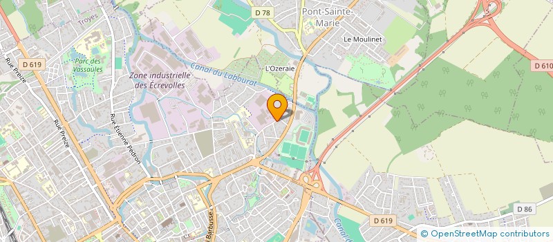 localisation de l'entreprise MADAME EVELYNE FRITSCHY à TROYES