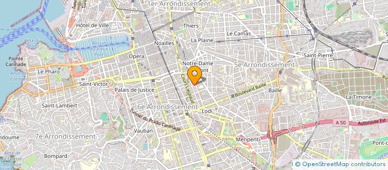localisation de l'entreprise MADAME EVELYNE GAGNIERE à MARSEILLE