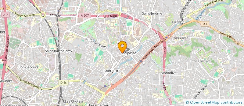 localisation de l'entreprise MADAME EVELYNE GALLAND à MARSEILLE