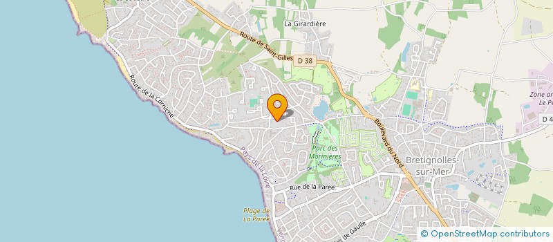 localisation de l'entreprise MADAME EVELYNE GALLARD à BRETIGNOLLES-SUR-MER