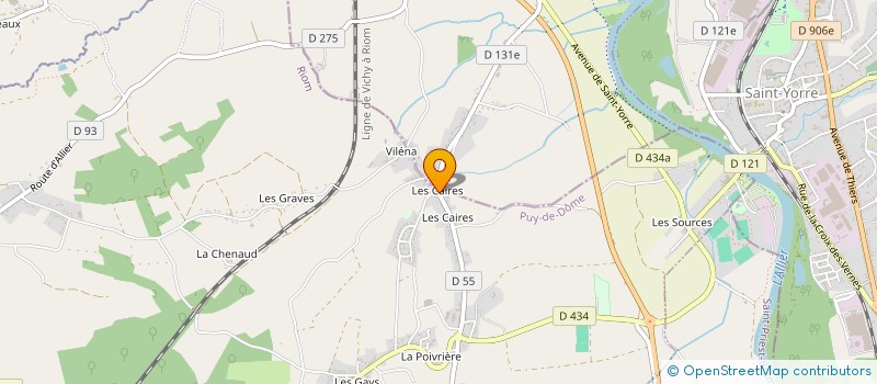 localisation de l'entreprise MADAME EVELYNE GAMET  SAINT-SYLVESTRE-PRAGOULIN