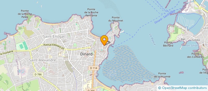 localisation de l'entreprise MADAME EVELYNE GARDON à DINARD