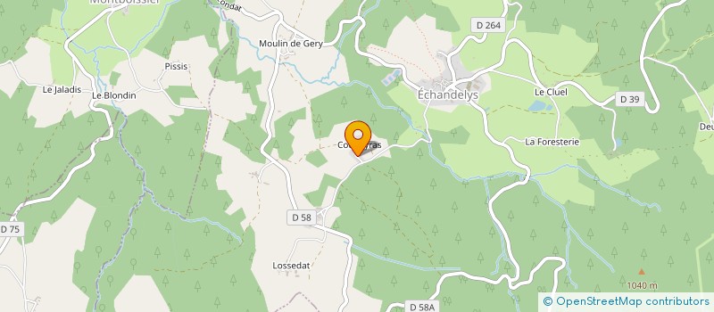 localisation de l'entreprise MADAME EVELYNE GASCHON  ECHANDELYS