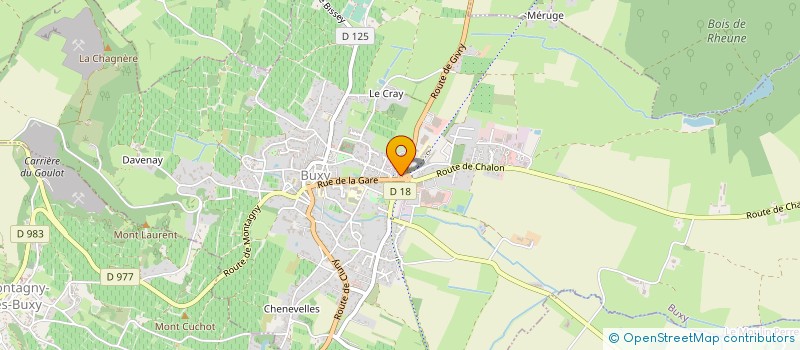 localisation de l'entreprise MADAME EVELYNE GAUDILLAT  BISSEY-SOUS-CRUCHAUD