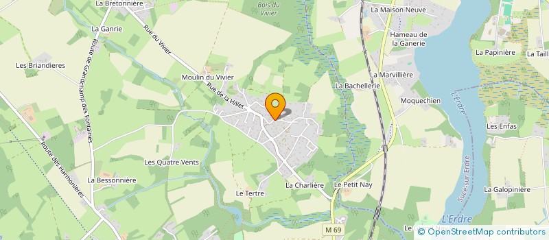 localisation de l'entreprise MADAME EVELYNE GENTILE à LA CHAPELLE-SUR-ERDRE