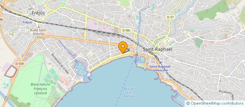 localisation de l'entreprise MADAME EVELYNE GERBAUD à FREJUS