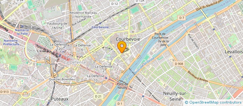 localisation de l'entreprise MADAME EVELYNE GIABICANI à COURBEVOIE