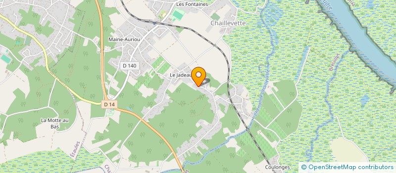 localisation de l'entreprise MADAME EVELYNE GIBAUD  CHAILLEVETTE