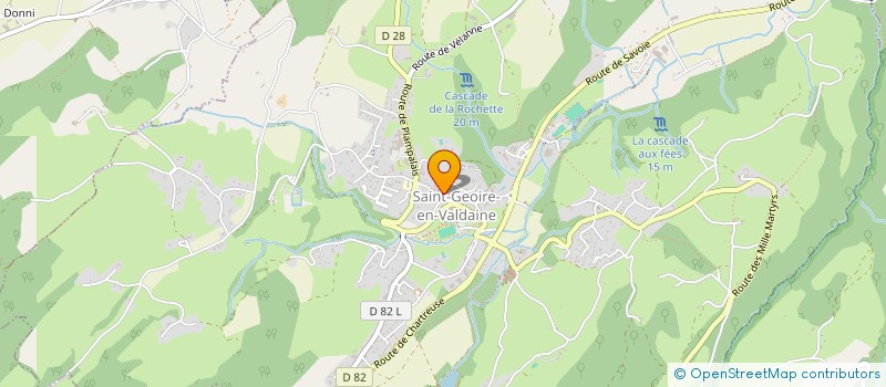 localisation de l'entreprise MADAME EVELYNE GILLIN  SAINT-GEOIRE-EN-VALDAINE